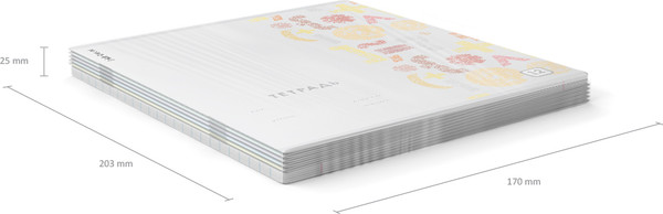 Изображение товара Тетрадь Erich Krause Metrica / 63230 (12л, клетка)