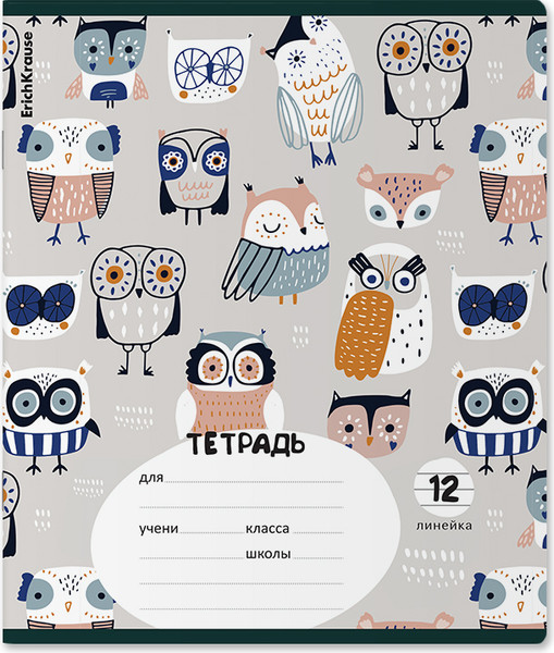 Изображение товара Тетрадь Erich Krause Animalism / 63239 (12л, линейка)