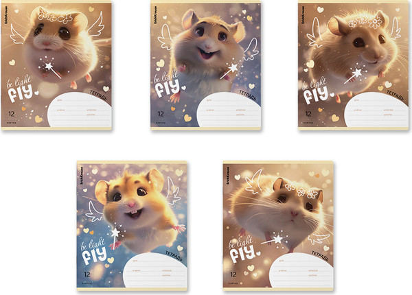 Изображение товара Тетрадь Erich Krause Fluffy / 63248 (12л, клетка)