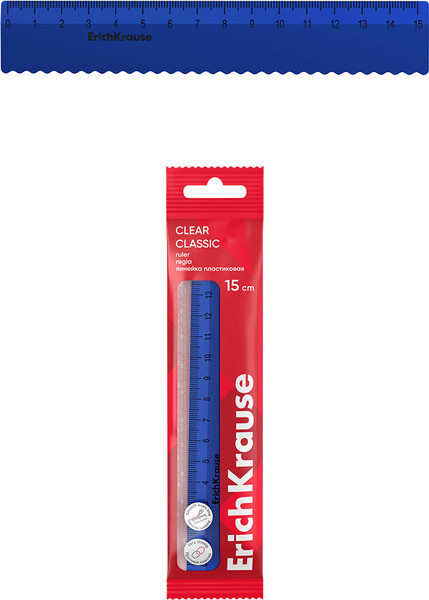 Изображение товара Линейка Erich Krause Classic / 61759 (синий)