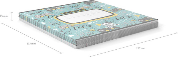 Изображение товара Тетрадь Erich Krause Gamepad / 58386 (12л, клетка)