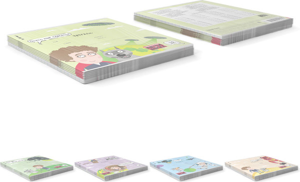 Изображение товара Тетрадь Erich Krause Приключения Пети и Волка / 61461 (12л, клетка)