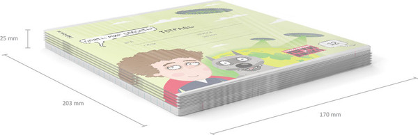 Изображение товара Тетрадь Erich Krause Приключения Пети и Волка / 61461 (12л, клетка)