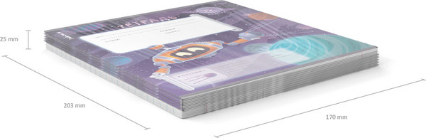 Изображение товара Тетрадь Erich Krause Русский космос / 60542 (12л, клетка)