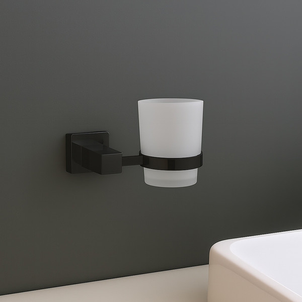 Изображение товара Набор аксессуаров для ванной Lauter 21SH6062 + 21SH6052 + 21SH6012 (Matt Black, 3 предмета)