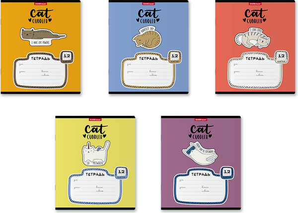 Изображение товара Тетрадь Erich Krause Funny Kittens / 58382 (12л, клетка)