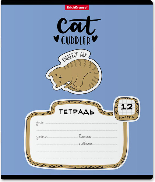 Изображение товара Тетрадь Erich Krause Funny Kittens / 58382 (12л, клетка)