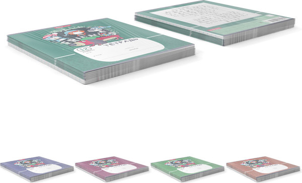 Изображение товара Тетрадь Erich Krause Adventure Friends / 58385 (12л, линейка)