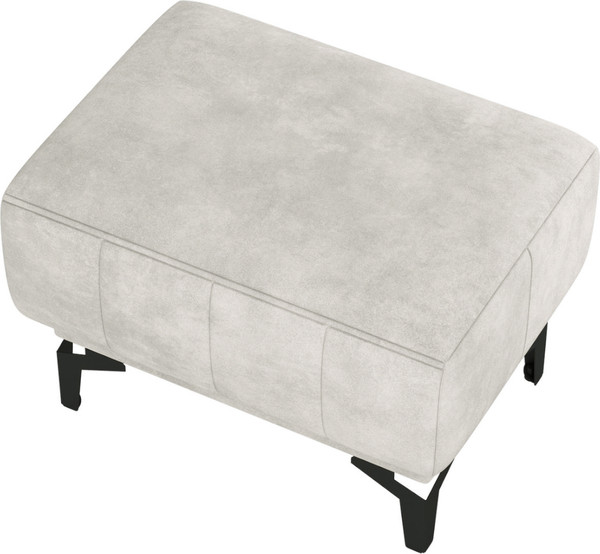 Изображение товара Пуф Олмеко Одри (велюр Олимпия 060 серебристый серый)