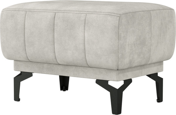 Изображение товара Пуф Олмеко Одри (велюр Олимпия 060 серебристый серый)