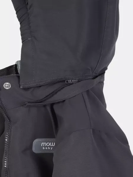 Изображение товара Комбинезон прогулочный детский MOWbaby Eskimo 158/19-74 (графитовый, р.74)