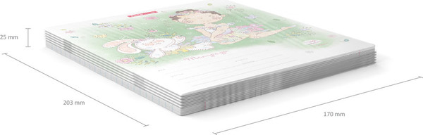 Изображение товара Тетрадь Erich Krause Девочка-талант / 58235 (12л, клетка)