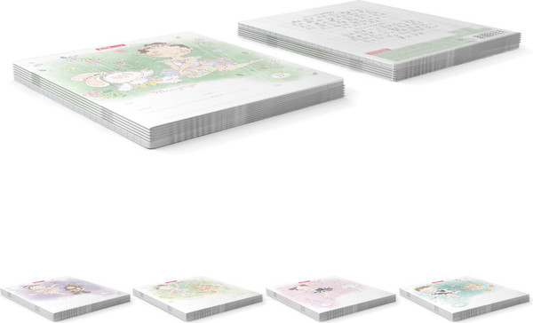 Изображение товара Тетрадь Erich Krause Девочка-талант / 58236 (12л, линейка)