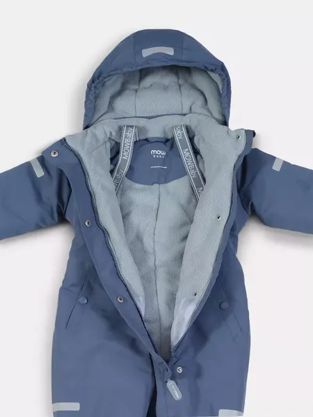 Изображение товара Комбинезон прогулочный детский MOWbaby Eskimo 158/20-80 (синий, р.80)