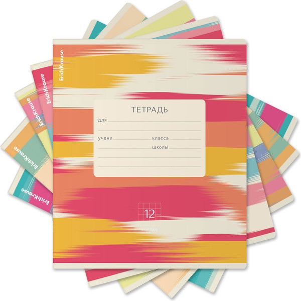 Изображение товара Тетрадь Erich Krause Ornament / 65547 (12л, клетка)