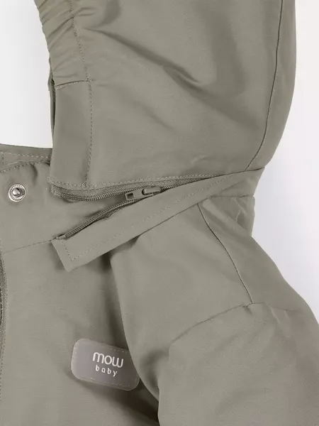 Изображение товара Комбинезон прогулочный детский MOWbaby Alaska new 162/13-74 (серый, р.74)