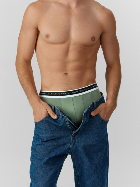 Изображение товара Трусы мужские Mark Formelle 411124 (р.98-108, холодный хаки)