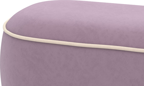 Изображение товара Пуф Олмеко Лона (велюр Forward 892 тоуп/велюр Forward 910 крем)