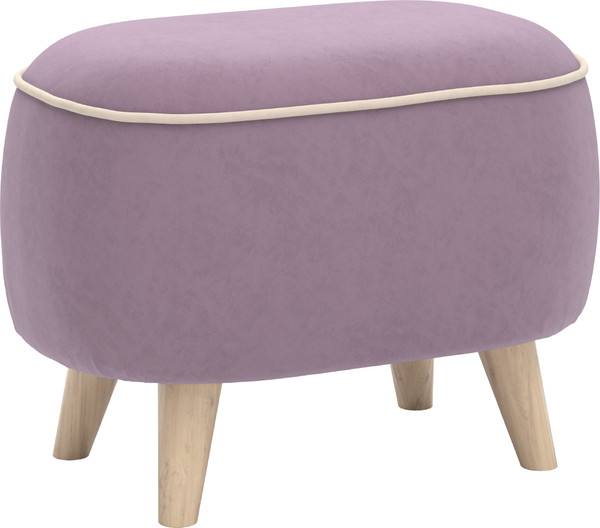 Изображение товара Пуф Олмеко Лона (велюр Forward 892 тоуп/велюр Forward 910 крем)