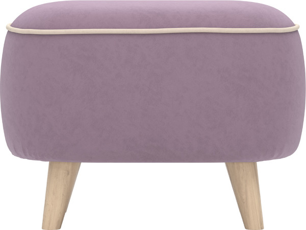 Изображение товара Пуф Олмеко Лона (велюр Forward 892 тоуп/велюр Forward 910 крем)