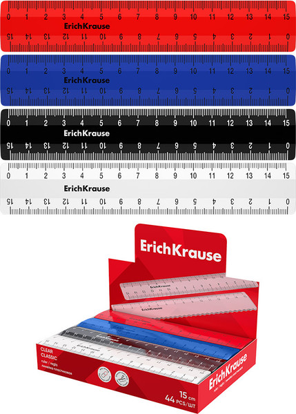 Изображение товара Линейка Erich Krause Classic / 53875 (в ассортименте)
