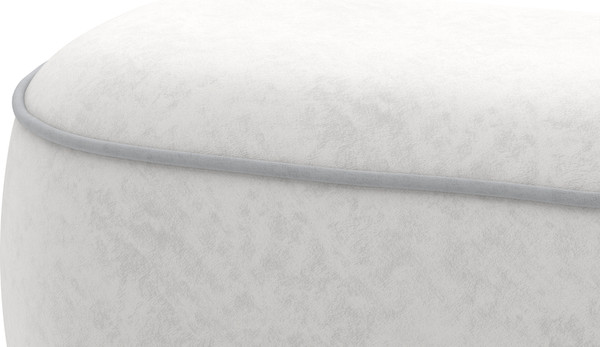 Изображение товара Пуф Олмеко Лона (велюр Forward 990 сильвер/велюр Forward 995 уголь)