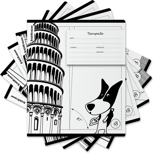 Изображение товара Тетрадь Erich Krause Путешественник / 60565 (18л, линейка)