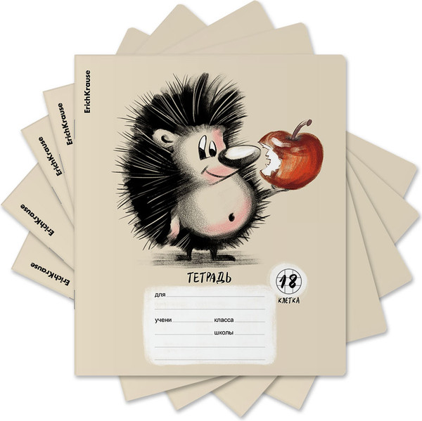 Изображение товара Тетрадь Erich Krause Очаровашки / 58257 (18л, клетка)