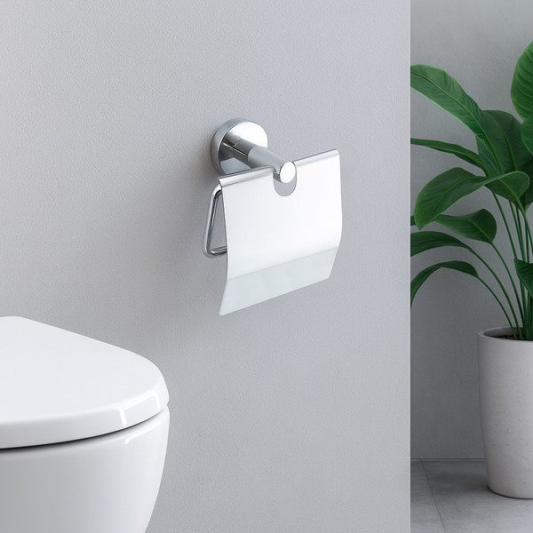 Изображение товара Набор аксессуаров для ванной и туалета Lauter 21SH72081 + 21SH72101 (Chrome, 2 предмета)