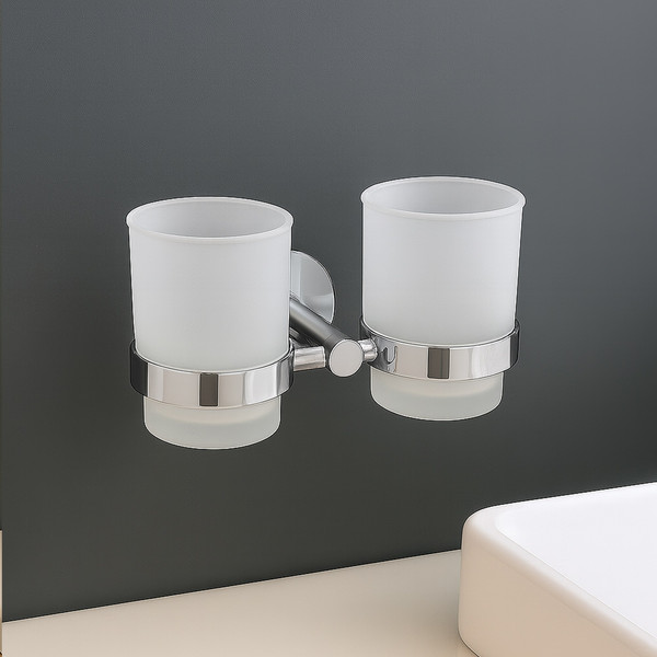 Изображение товара Набор аксессуаров для ванной и туалета Lauter 21SH72081 + 21SH72101 (Chrome, 2 предмета)