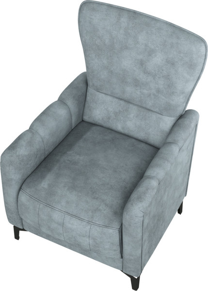 Изображение товара Кресло мягкое Олмеко Одри (велюр Олимпия 089 сине-зеленый)