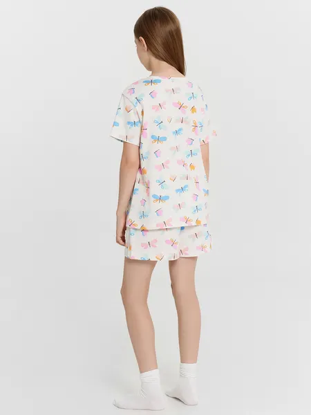 Изображение товара Пижама детская Mark Formelle 567727 (р.128-64, стрекозы на светло-молочном)
