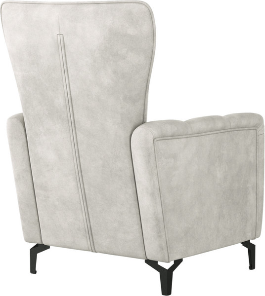 Изображение товара Кресло мягкое Олмеко Одри (велюр Олимпия 060 серебристый серый)