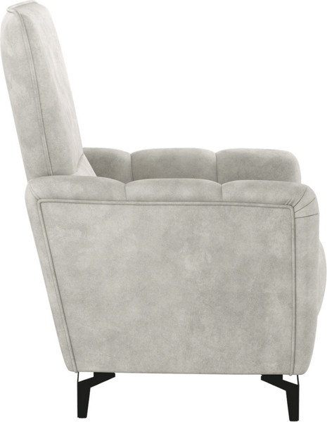 Изображение товара Кресло мягкое Олмеко Одри (велюр Олимпия 060 серебристый серый)