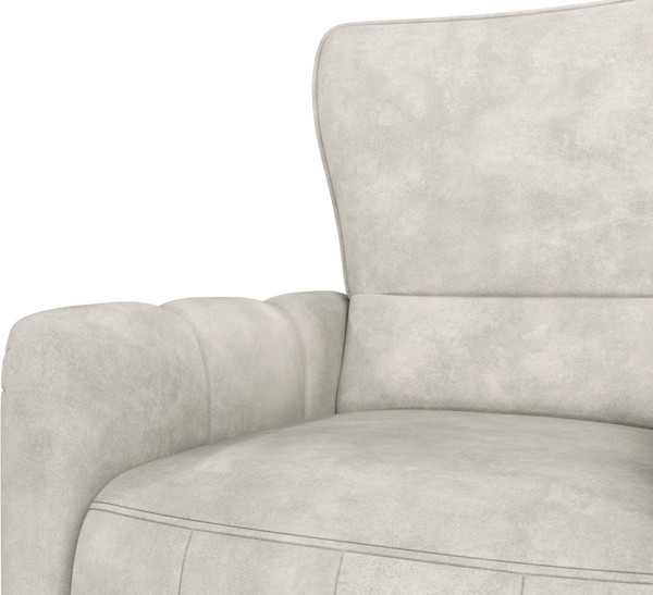 Изображение товара Кресло мягкое Олмеко Одри (велюр Олимпия 060 серебристый серый)