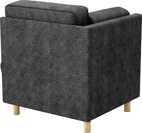 Изображение товара Кресло мягкое Олмеко Шелдон (велюр Sierra 9 темно-серый)