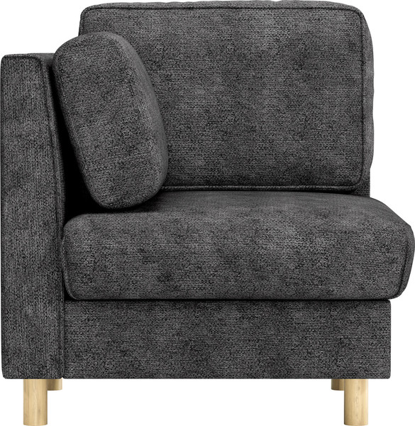 Изображение товара Кресло мягкое Олмеко Шелдон (велюр Sierra 9 темно-серый)