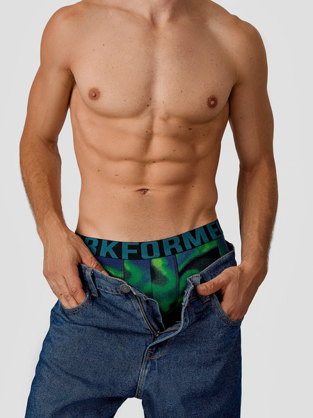 Изображение товара Трусы мужские Mark Formelle 411225 (р.86-96, разводы на черном)