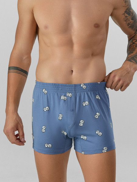 Изображение товара Трусы мужские Mark Formelle 411152 (р.102-112, игральные кости на джинсе)