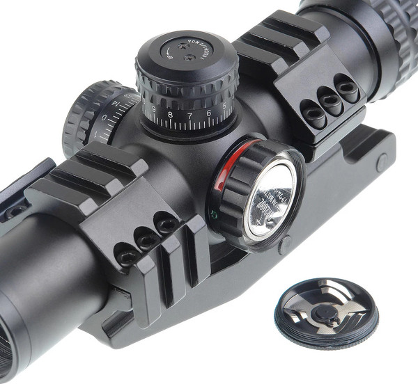 Изображение товара Оптический прицел Veber Black Russian 1-4x24 RG Загонник / 26245