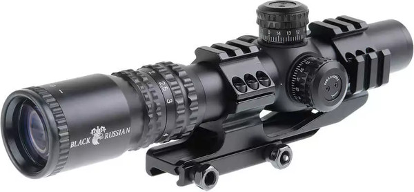 Изображение товара Оптический прицел Veber Black Russian 1-4x24 RG Загонник / 26245