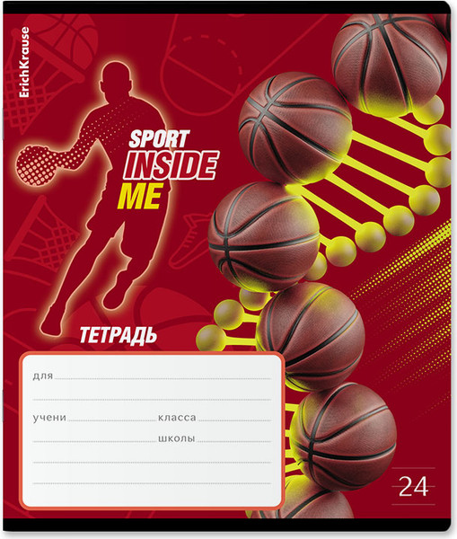Изображение товара Тетрадь Erich Krause Sport DNA / 60591 (24л, линейка)