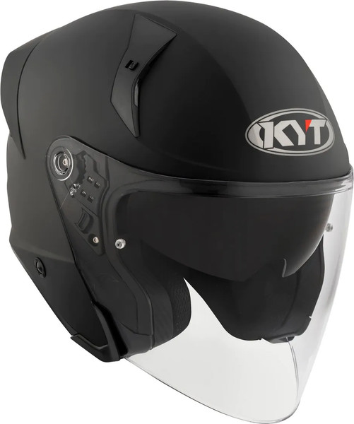 Изображение товара Мотошлем KYT Ttr-Jet Plain Y6TJ00X6.4 (M, черный матовый)
