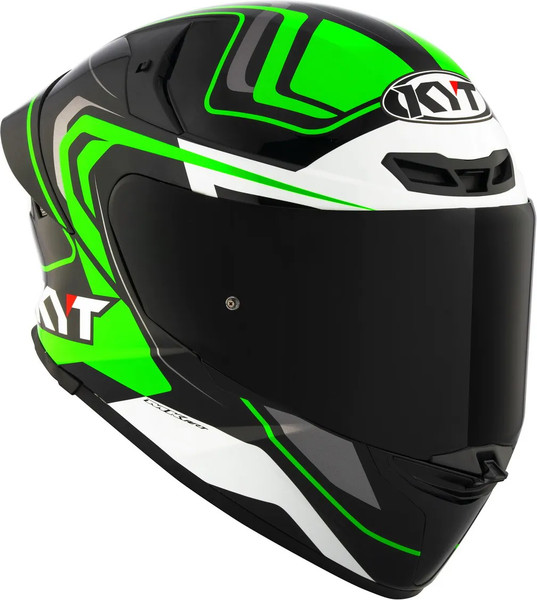 Изображение товара Мотошлем KYT Tt-Revo Overtech Y6TR0002.6 (XL, черный/зеленый)