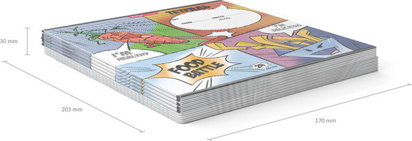 Изображение товара Тетрадь Erich Krause Food Battle / 58266 (24л, линейка)