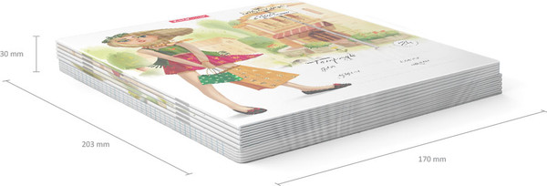 Изображение товара Тетрадь Erich Krause Девочки-красавицы / 54196 (24л, линейка)