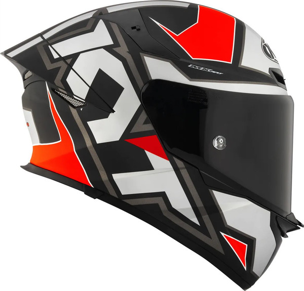 Изображение товара Мотошлем KYT Tt-Revo Electron Y6TR0006.3 (S, серый матовый/красный)