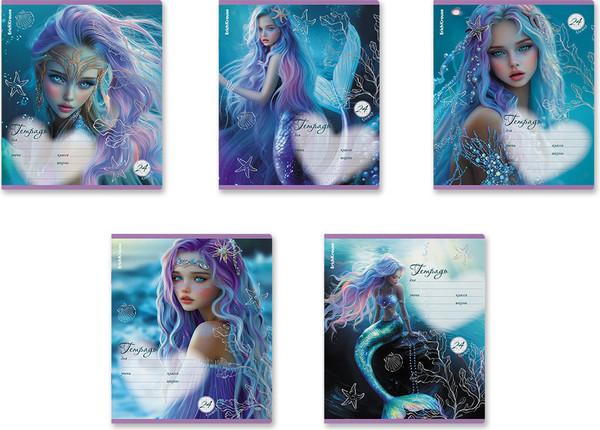 Изображение товара Тетрадь Erich Krause Aquamarine / 64846 (24л, клетка)