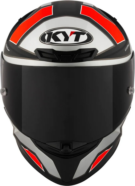 Изображение товара Мотошлем KYT Tt-Revo Electron Y6TR0006.4 (M, серый матовый/красный)