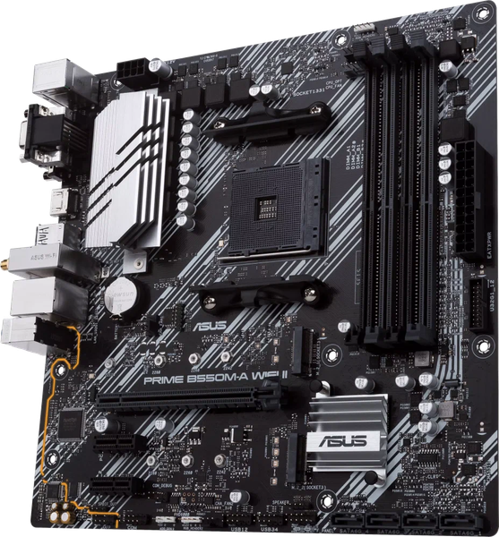 Изображение товара Материнская плата Asus Prime B550M-A Wi-Fi II